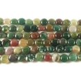 thumbnail image 1 of 8mm Indian Agate Coin Beads Genuine Gemstone Natural Jewelry Making, 1 of 1