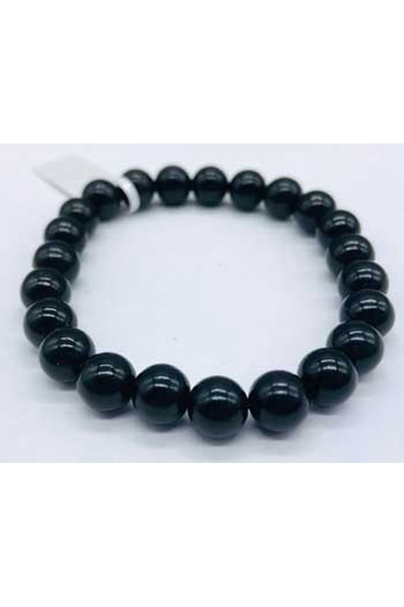 8mm Jet bracelet