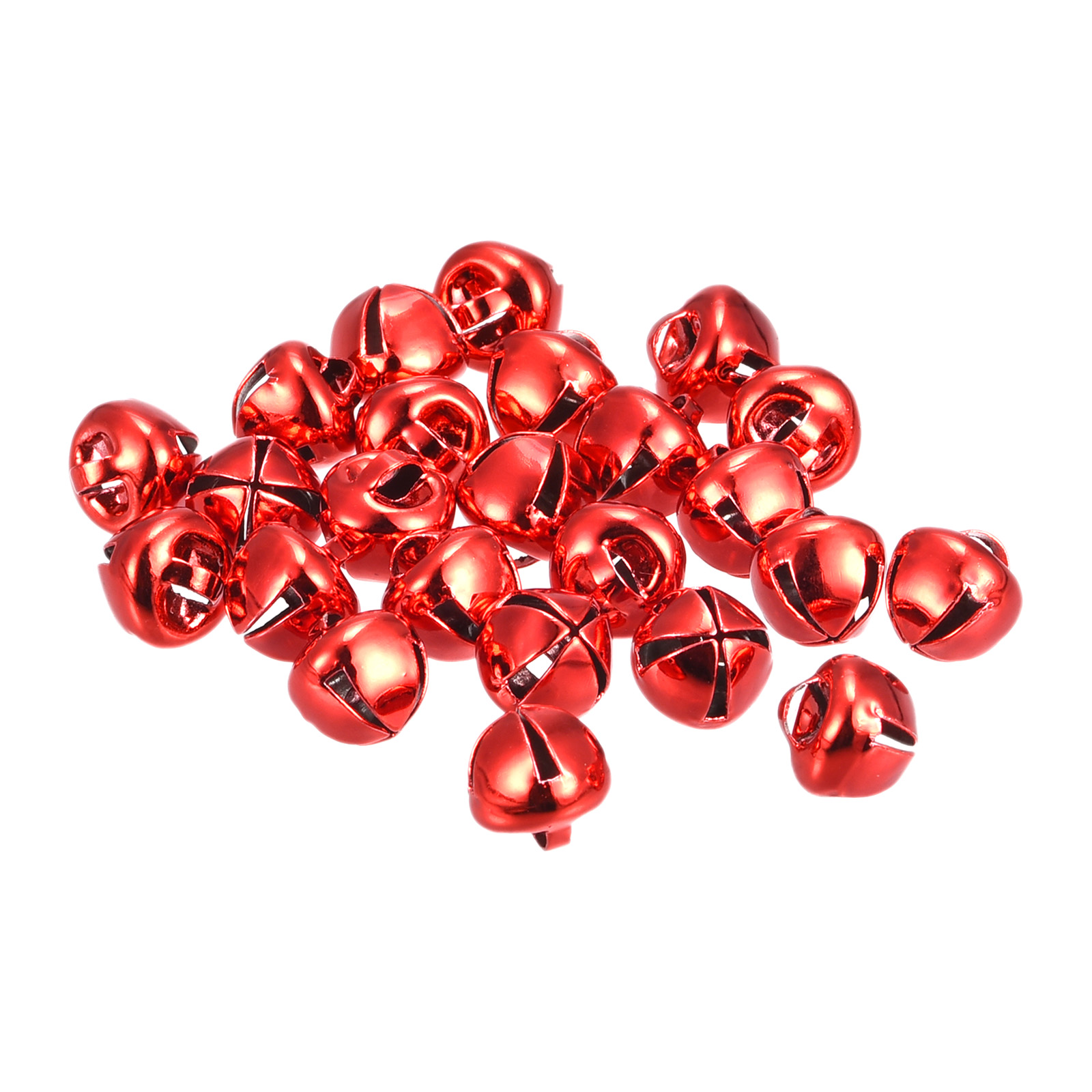 8mm Jingle Bells Craft Bells Carbon Steel Electroplating Red 24 Pack - image 1 of 5