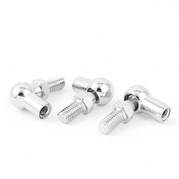 8mm Male 5mm Female Thread L Shaped Ball Joint Rod End Bearing 3pcs