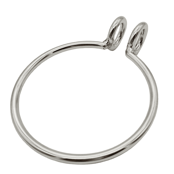 8mm Marine Retrieval Retrieving System Stainless Steel Polished for Boat Yacht Fishing Retriever,1 x Anchor Retrieval Ring,Silver