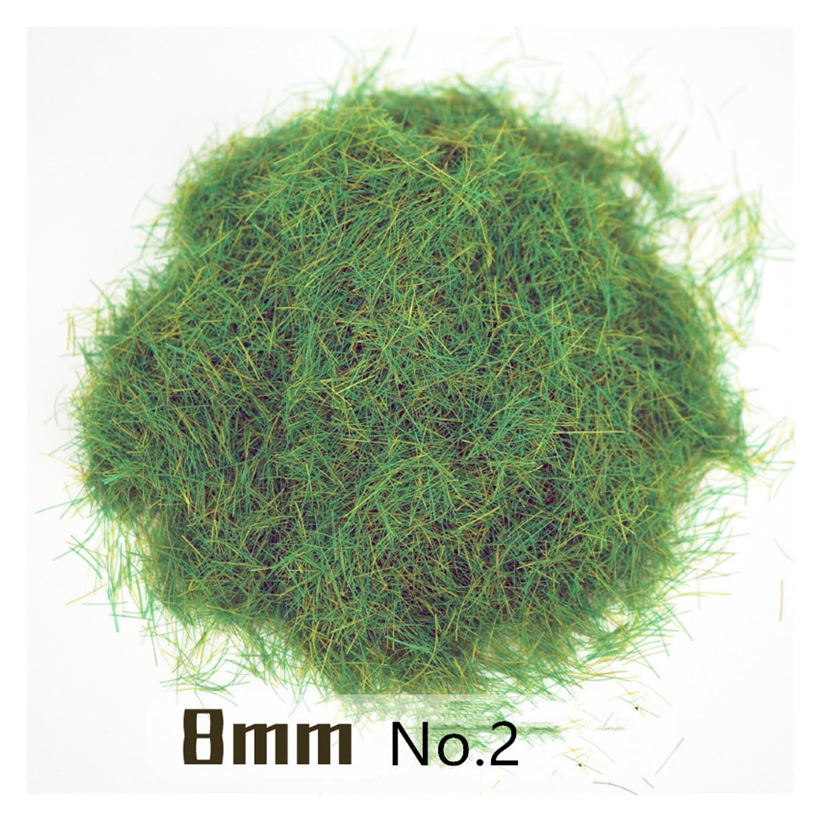 8mm Miniature Scene Model Materia Withered Green Turf Flock Lawn Grass