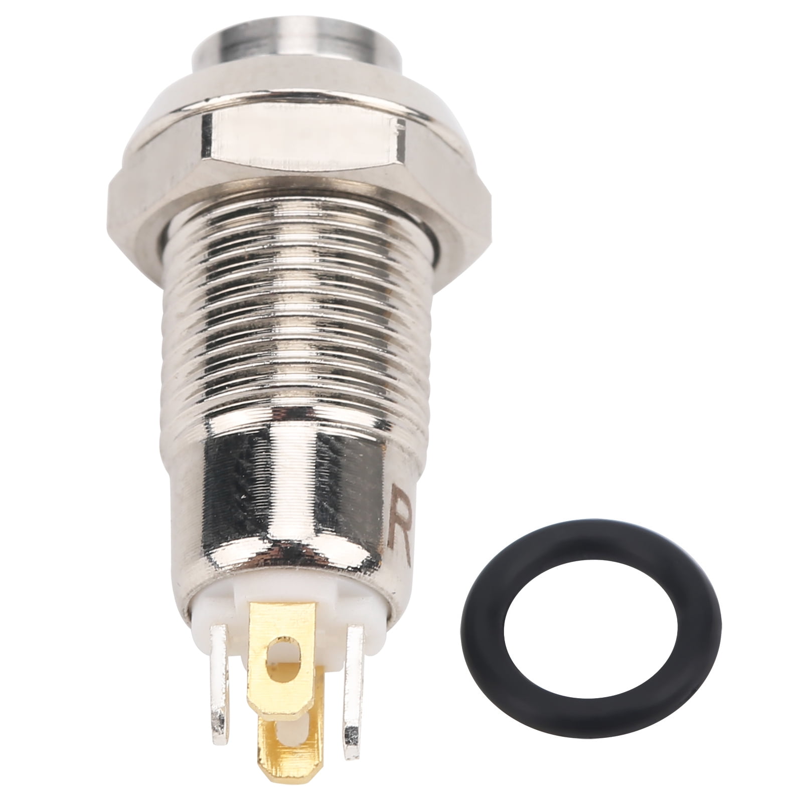 8mm Momentary Push Button Switch With Light - Waterproof, 3V, For DIY Electronics & Controls