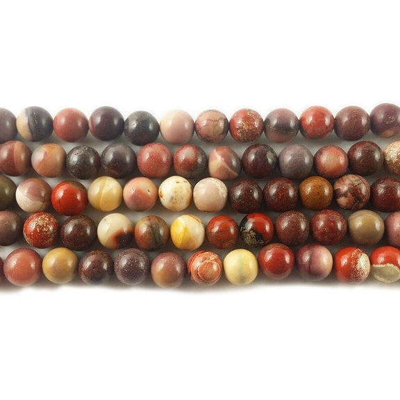 8mm Mookaite Jasper Round Beads Genuine Gemstone Natural Jewelry Making