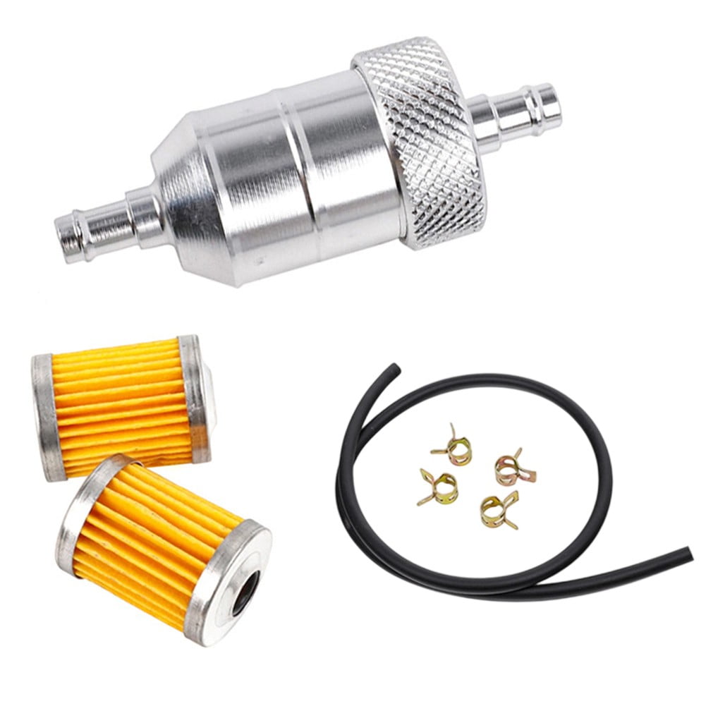 8mm Motorbike CNC Aluminum Filter Element Reusabl Cleanable Fuel Filter ...