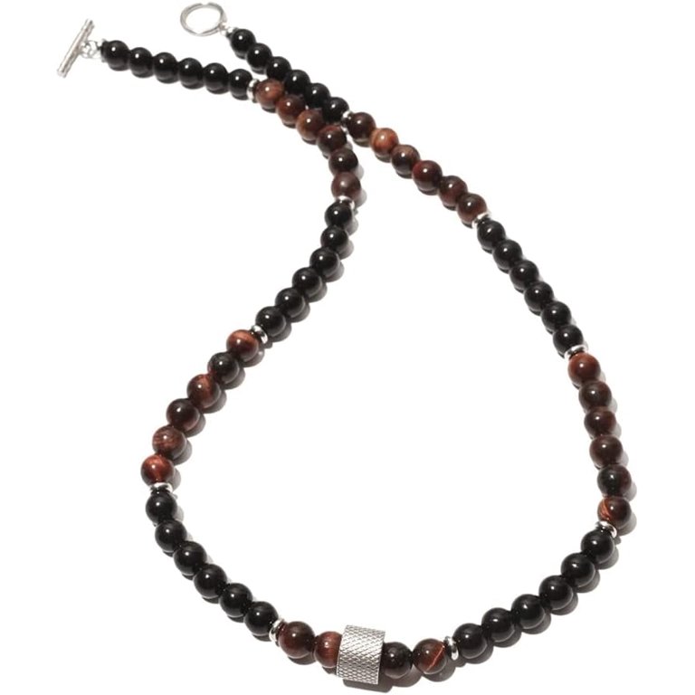 ジーナシス　【eL+1】 beads short necklace ブラック eL+1】Beads Short Necklace おね コラボ キャビア 黒 - メルカリ