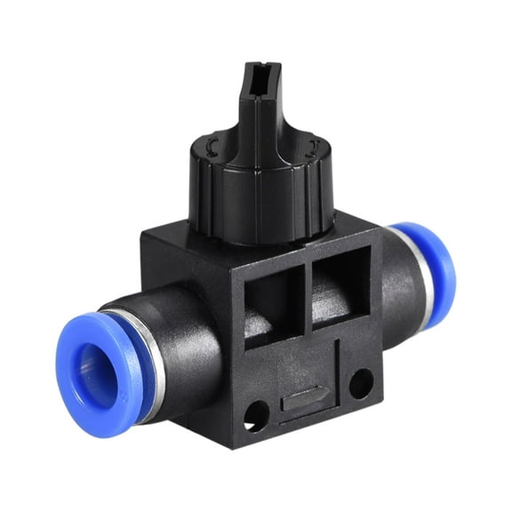8mm OD Pneumatic Air Flow Control Speed Valve,Union Straight Hand Valve