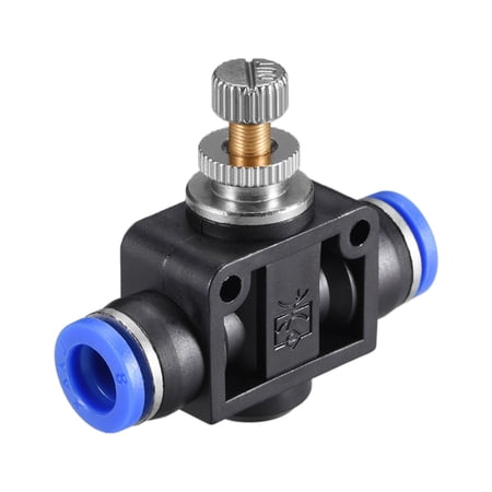 8mm OD Pneumatic Air Flow Control Valve,Flow In-Line Speed Controller Valve,2pcs
