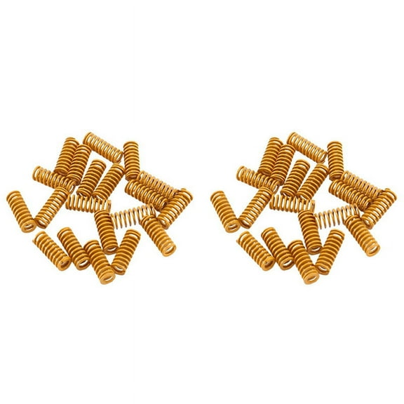 8mm Od 20mm Long Light Load Compression Mould Die Spring Yellow Compression Mould Die Spring for the Ender 3S Bed 40Pcs,40 x Die Spring,yellow