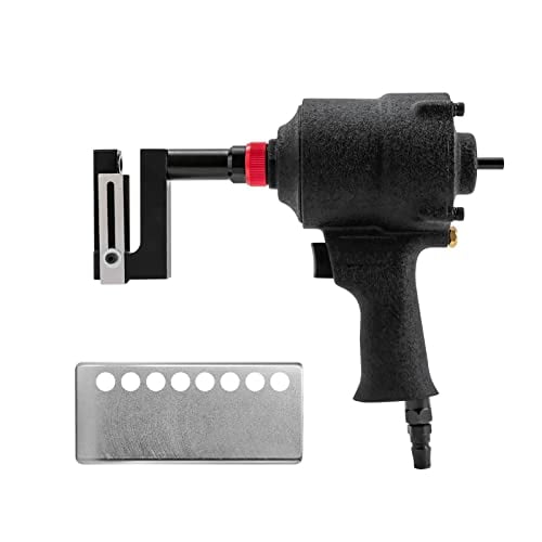 8mm Pneumatic Hole Puncher Air Metal Hole Punch Tool,360 Rotation Pneumatic Punch Tool,Pneumatic Punch Press for Doors & Windows, Factory, Office and Home$$Tools & Hardware Other
