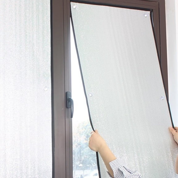 8mm Privacy Window Film, Aluminum Insulating Film, Insulating, Blackout, Privacy, with Suction Cup, for Sunroof, Veranda, Sun Room, Garage