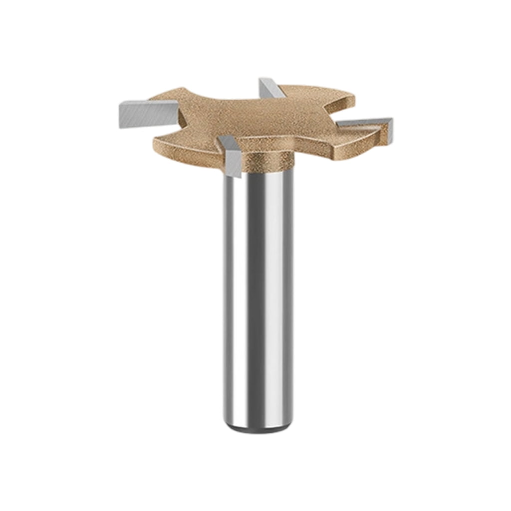 8mm Professional Woodworking Router Bit 4 Blade T Slot Design Enhancing ...