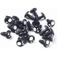 thumbnail image 1 of 8mm Resin Safety Eyes 100pcs Craft Eyes Black Stuffed Crochet Eyes Kawaii Eyes for Teddy Bear Amigurumi Craft Puppet Plush Animal Making, 1 of 2