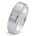 thumbnail image 1 of 8mm Round Cut Channel Set Men's Round Cut Diamond Wedding Band M118-8MM, 1 of 3