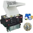 thumbnail image 1 of 8mm Screen Electric Plastic Shredder Grinder Granulator Plastic Crushing Machine Bottle Cans Chipper for Recycling Waste 220V 4KW White, 1 of 9