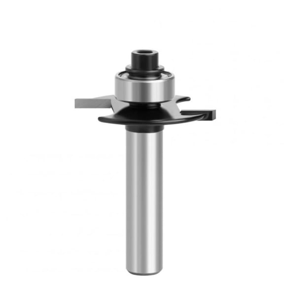 8mm Shank T-Type Slotting Bit with Bearing Rabbeting Milling Cutter Trimming Machine Router Bits Woodworking Tools
