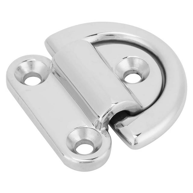8mm Stainless Steel Folding Boat Marine Pad Eye Stowage D Tiedown Ring