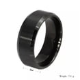 thumbnail image 1 of 8mm Stainless Steel Ring Womens Men's Band Silver/Gold/Black/Rose Gold Size 5-15, 1 of 9