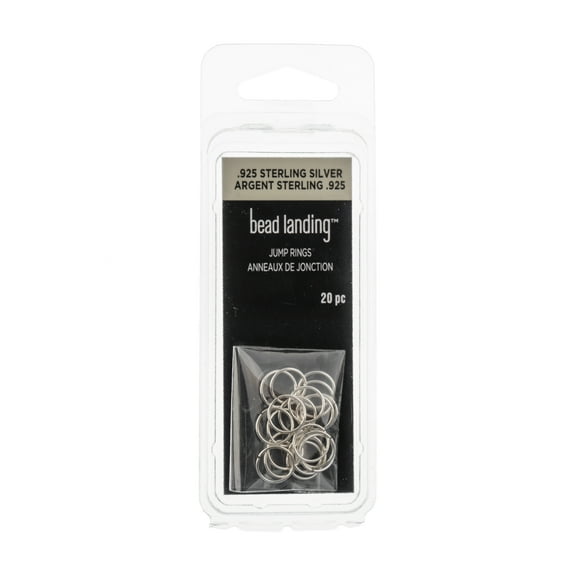 8mm Sterling Silver Jump Rings - 20ct. by Bead Landing