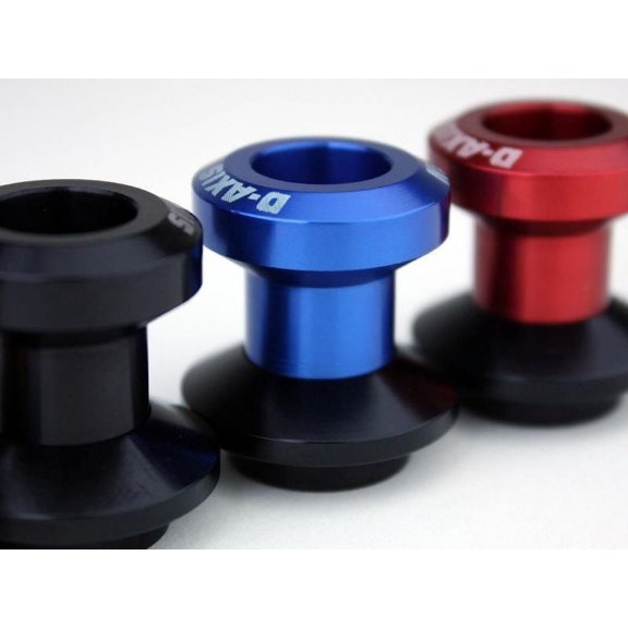 8mm Swingarm D Axis Spools - Black/Black DXS-8.2 BK