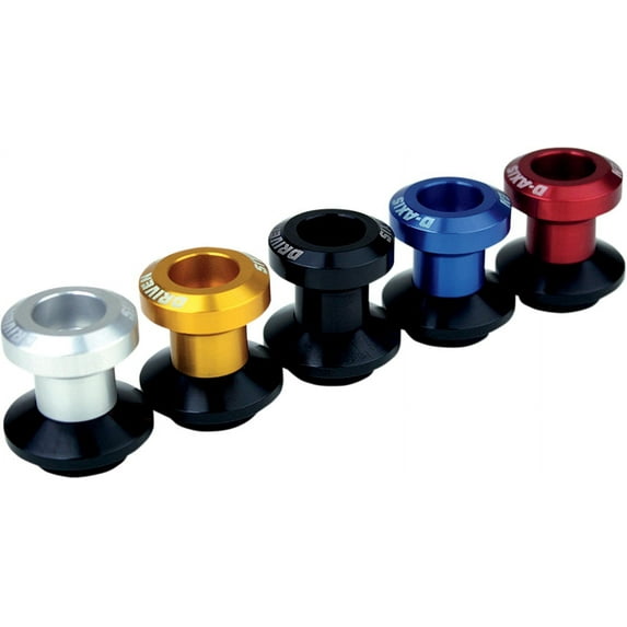 8mm Swingarm D Axis Spools - Black/Gold DXS-8 GD