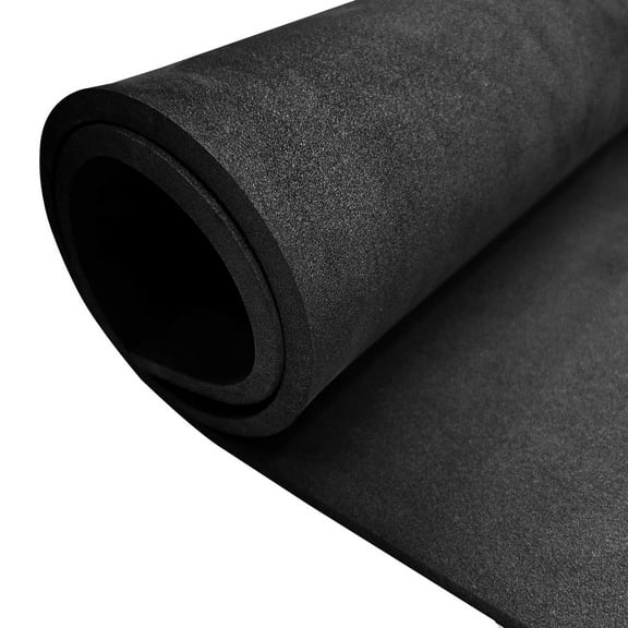 8mm Thick Black Craft Foam Sheets - 15" x 39" Large Cosplay Foam Sheet - Ultra High Density 86 kg/m - Pliable & Elastic for Craft Projects Costume Cosplay Foam