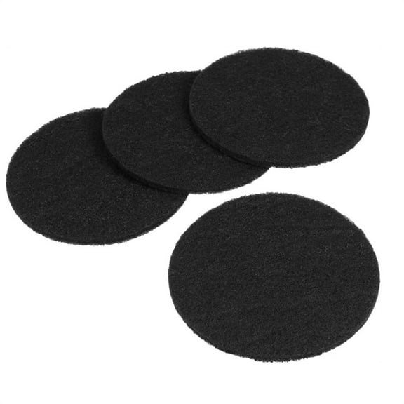 8mm Thickened Oil Drain Splash Pad,Black Oil Change Mat,Round No Splatter Pad,High Temperature Splash Pad,Oil Spill Mat for Car Oil Changing (4Pack)