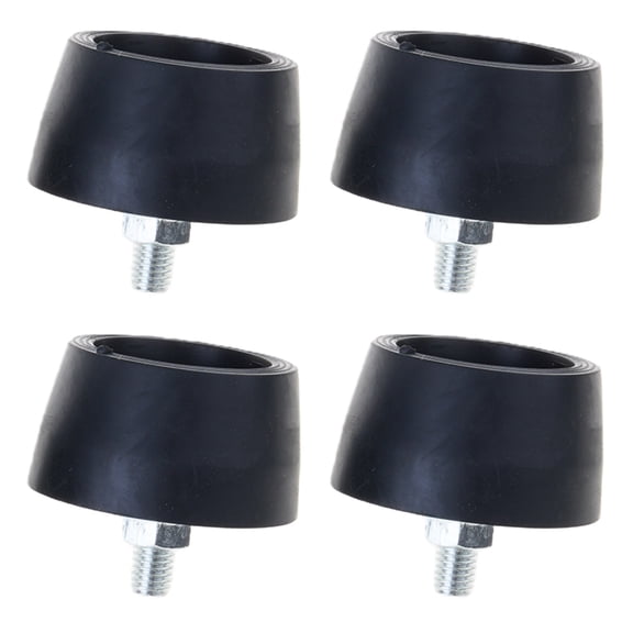 8mm Thread Air Pumps Shock Absorbing Feet Nonslip Rubber Pad Includes Screws Nut For Compressors Oil Less Machines Vibrations Control