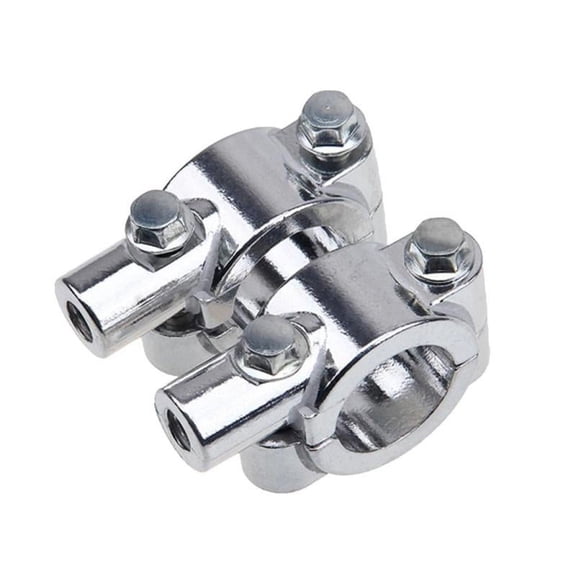 8mm Thread Motorcycle Universal Rearview Mirror Mount Bracket Clamp Adapter