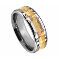 thumbnail image 2 of Titanium Polished Domed Wedding Band Ring – 8mm, Men's Or Ladies, No Stone 2 of 3