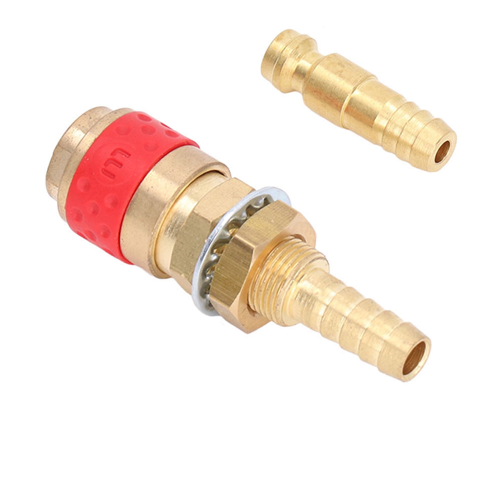 8mm Torch Hose Adapter Brass Connector Quick Coupler Fitting Kit for