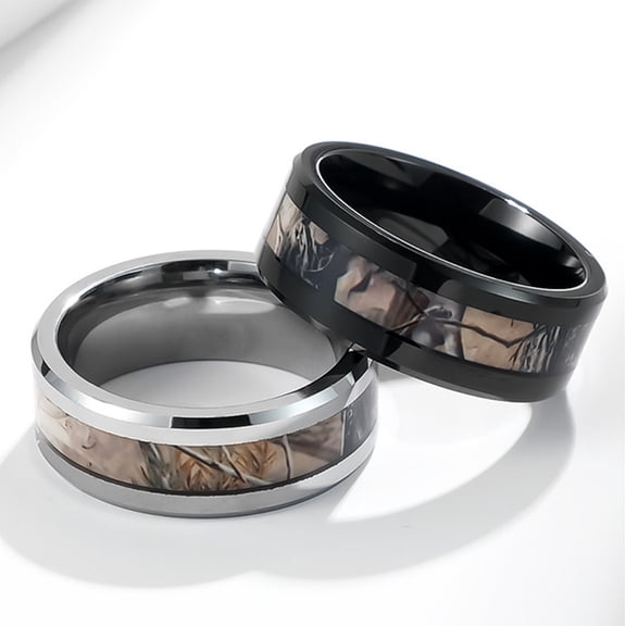 8mm Tungsten Carbide Mens Ring Men Wedding Band Man Ring