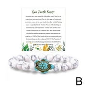 8mm Turquoise Natural Stone Sea Turtle Energy Beads Party Jewelry Gifts Y5