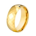 8mm Wide Men's and Women's Simple Diamond-shaped Cut Tungsten Steel ...