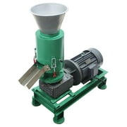 8mm Wood Pellet Machine Sawdust Pressing Machine Wood Pellets Mill Maker with 2 Head Rollers 220V 3-Phase