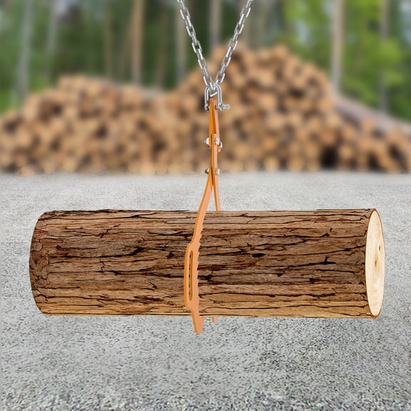 8mm Yellow Claw Hook Carbon Steel Log Lifting Tongs Heavy Duty Grapple Timber Claw for Logger DIY Enthusiast