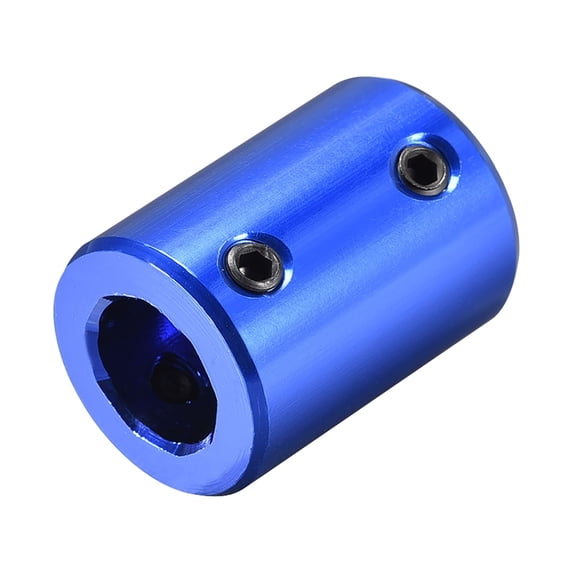 8mm to 10mm Bore Rigid Coupling 25mm Length 18mm Diameter Aluminum Alloy Shaft Couplers Connector Blue 4pcs