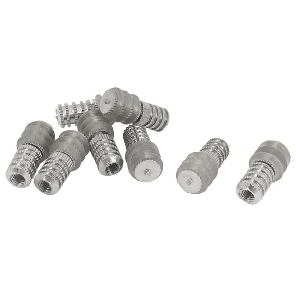 8mm x 23mm Furniture Cupboard Straight Shelf Supports Pegs Pins 8 Pcs