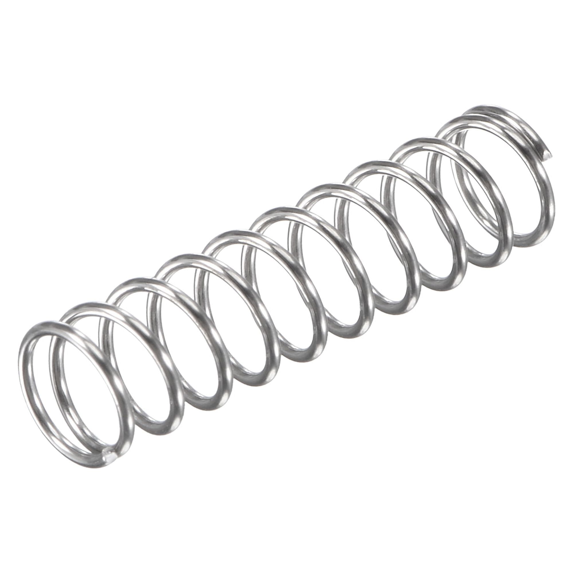 8mmx0.8mmx30mm 304 Stainless Steel Compression Spring 11.8N Load ...