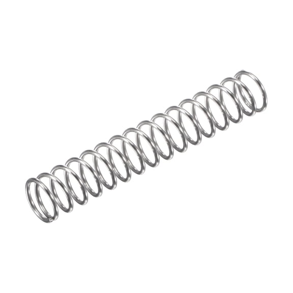 8mmx0.8mmx50mm 304 Stainless Steel Compression Spring 11.8N Load Capacity, 10pcs