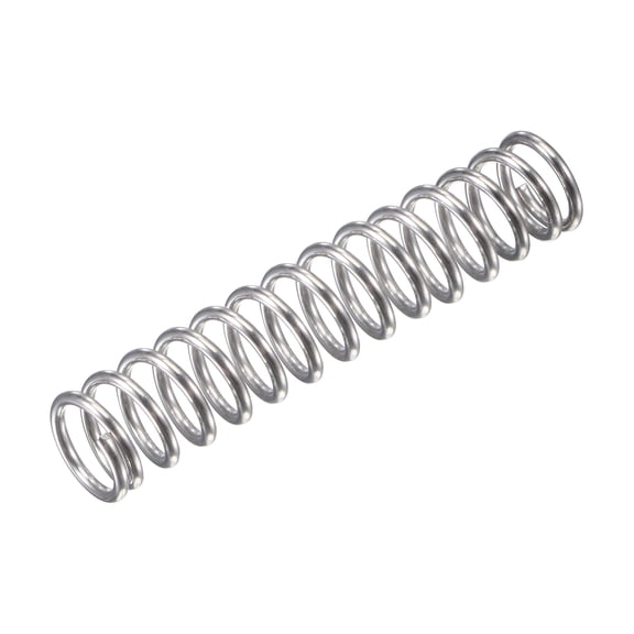 8mmx1mmx40mm 304 Stainless Steel Compression Spring 31.4N Load Capacity, 20pcs