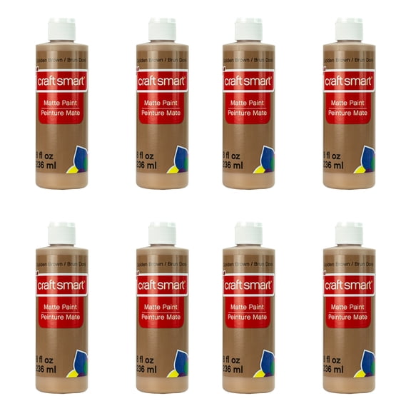 Craft Smart 8oz. Apple Tart Acrylic Paint - Non-Toxic Paint for Drawing, Painting, Art & Crafts Supplies - Bulk 8 Pack