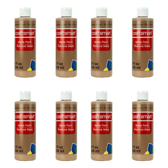 Craft Smart 8oz. Apple Tart Acrylic Paint - Non-Toxic Paint for Drawing, Painting, Art & Crafts Supplies - Bulk 8 Pack