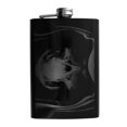 thumbnail image 1 of 8oz BLACK Grim Reaper Flask L1, 1 of 1