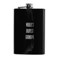 thumbnail image 1 of 8oz BLACK World's Okayest Grandpa Flask L1, 1 of 3