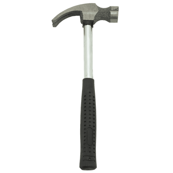 8oz Claw Hammer with Tube Steel Handle and Grip
