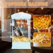 8oz Countertop Popcorn Machine with Kernel Measuring Cup, Commercial Grade Kettle Popper for Movie Theaters, Birthday Parties, and Events.