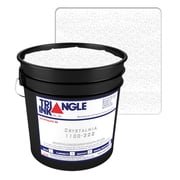 8oz Crystalina White Glitter Ink - Half Pint Glitter Screen Printing Ink - Nevertheless Plasitsol Ink - Metallic Screen Print Ink