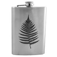 thumbnail image 1 of 8oz Fern Leaf Flask L1, 1 of 1