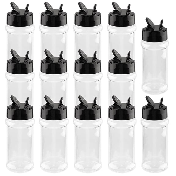 8oz Glass Spice Jars Shaker Lids Empty Seasoning Containers